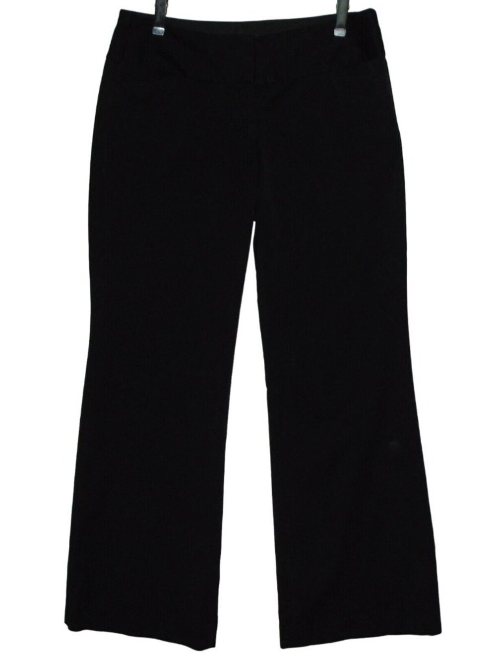 Express Editor Pants Womens 2 x 33" Black  Boot Cut wide stacked waistband